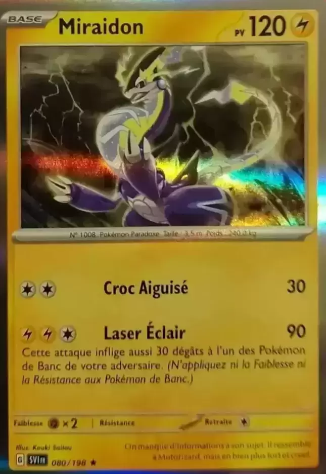 Ecarlate et Violet - SVIFR - Miraidon Holographique