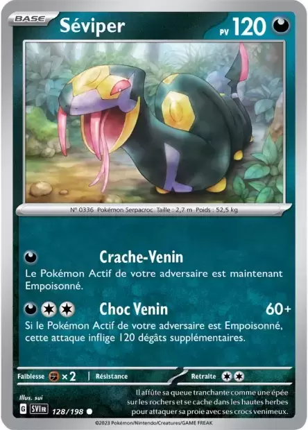 Spiritomb - carte Pokémon anglaise 129/198 Scarlet & Violet - SVIen