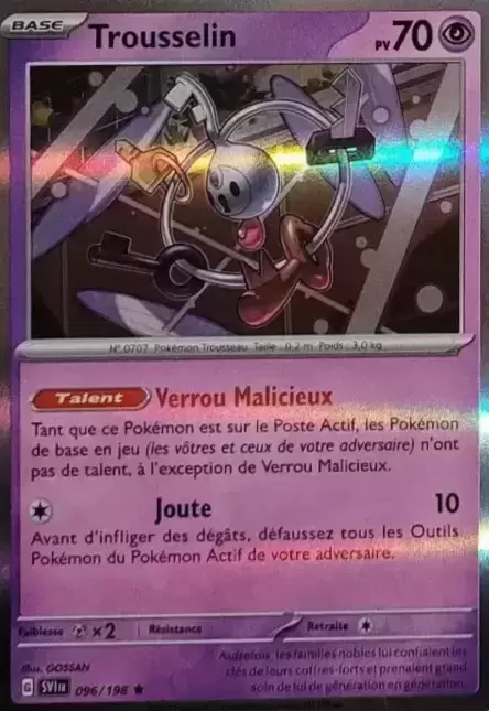 Ecarlate et Violet - SVIFR - Trousselin Holographique