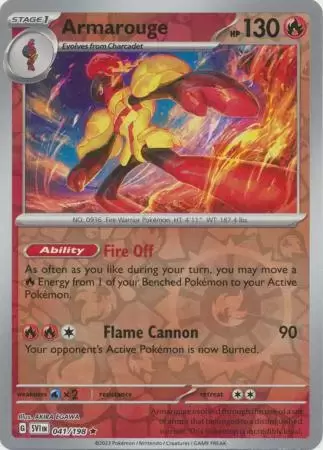 Scarlet & Violet - SVIen - Armarouge Reverse