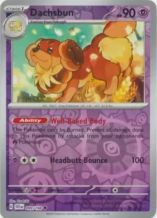 Scarlet & Violet - SVIen - Dachsbun Reverse