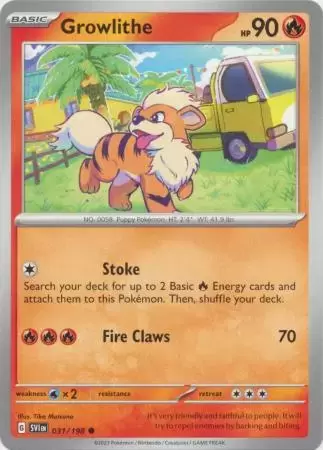 Scarlet & Violet - SVIen - Growlithe