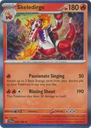 Scarlet & Violet - SVIen - Skeledirge Holo