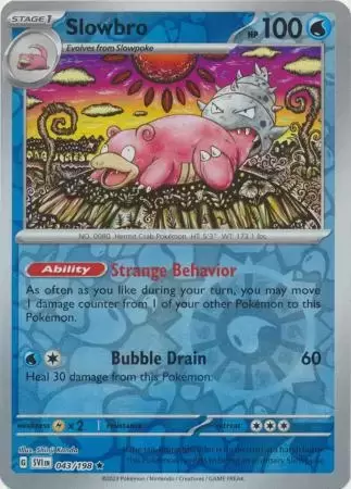 Scarlet & Violet - SVIen - Slowbro Reverse