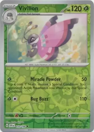 Scarlet & Violet - SVIen - Vivillon Reverse