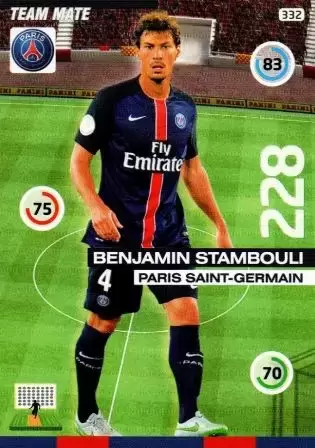 Adrenalyn XL : 2015-2016 (France) - Benjamin Stenbouli - Paris Saint-Germain