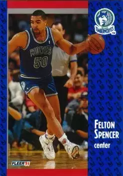 Fleer 1991-1992 Basketball NBA - Felton Spencer