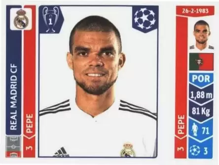 UEFA Champions League 2014-2015 - Pepe - Real Madrid CF