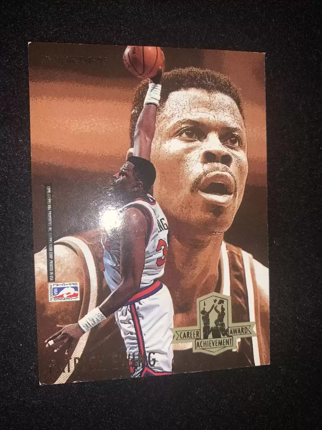 Carte NBA FLEER 94-95 - CAREER AWARD ACHIEVEMENT- HAKEEM OLAJUWON/SCOTTIE  PIPPEN