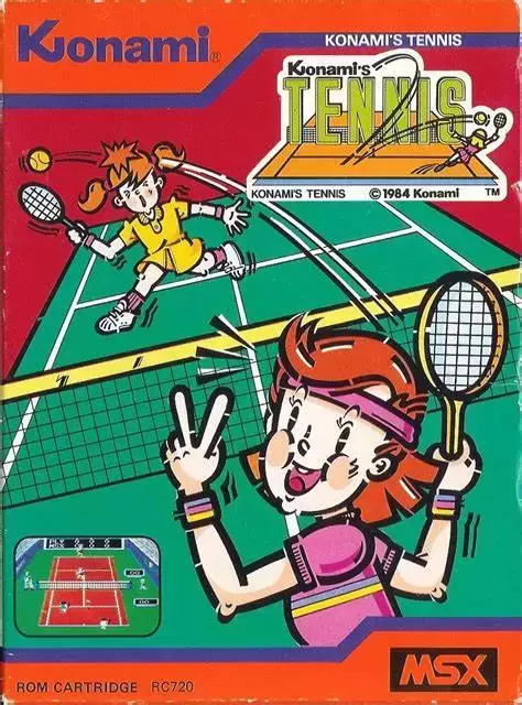 Jeux MSX - Konami\'s Tennis