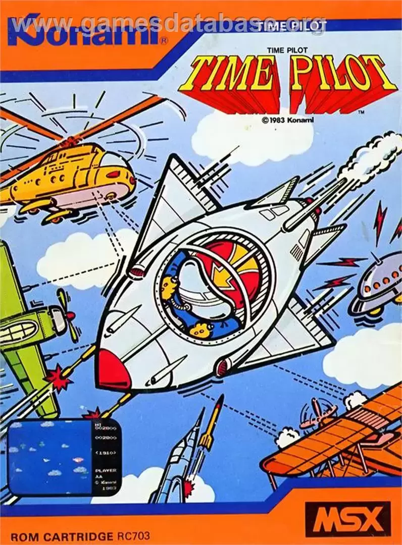 Jeux MSX - Time Pilot