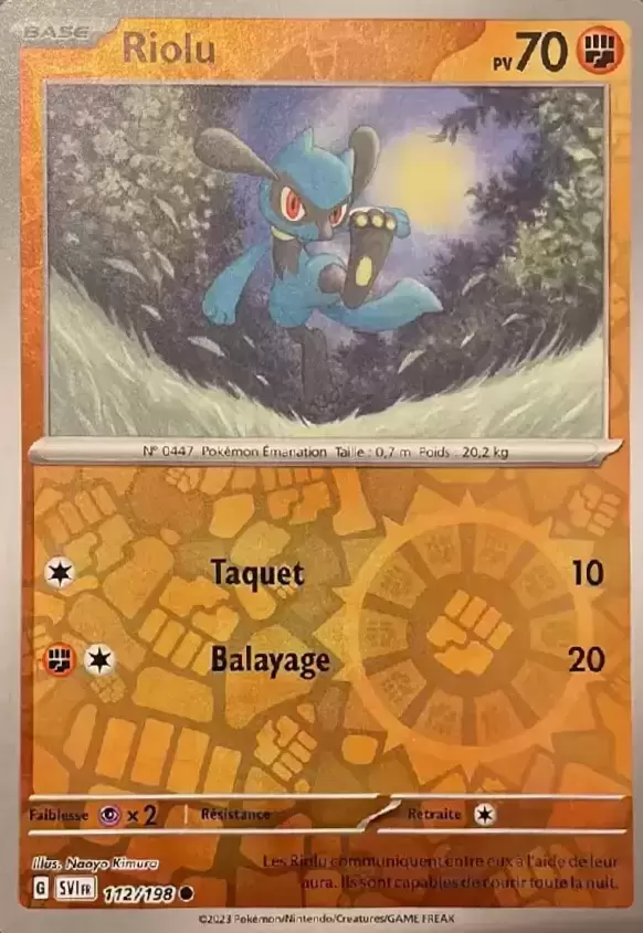 Ecarlate et Violet - SVIFR - Riolu Reverse
