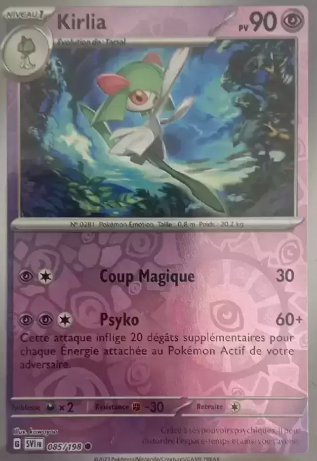 Ecarlate et Violet - SVIFR - Kirlia Reverse