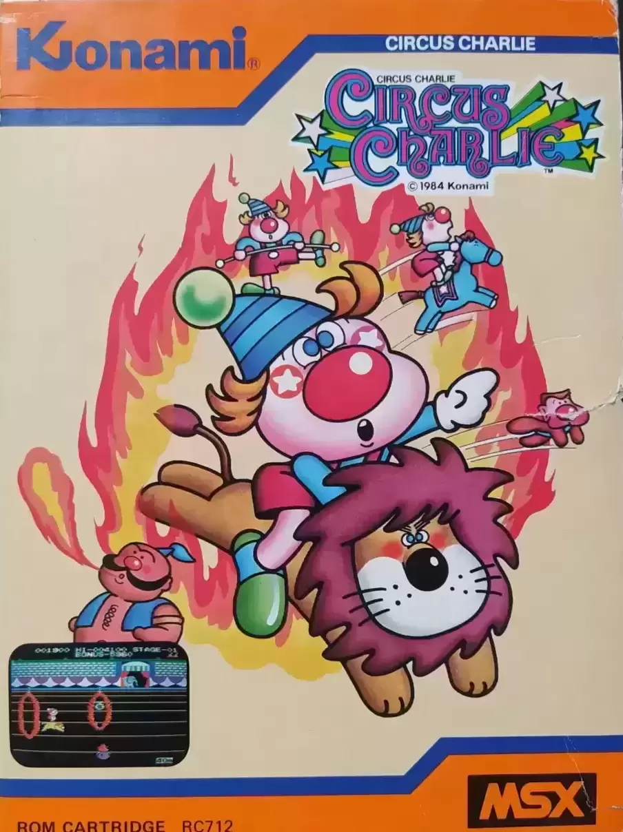 Jeux MSX - Circus Charlie