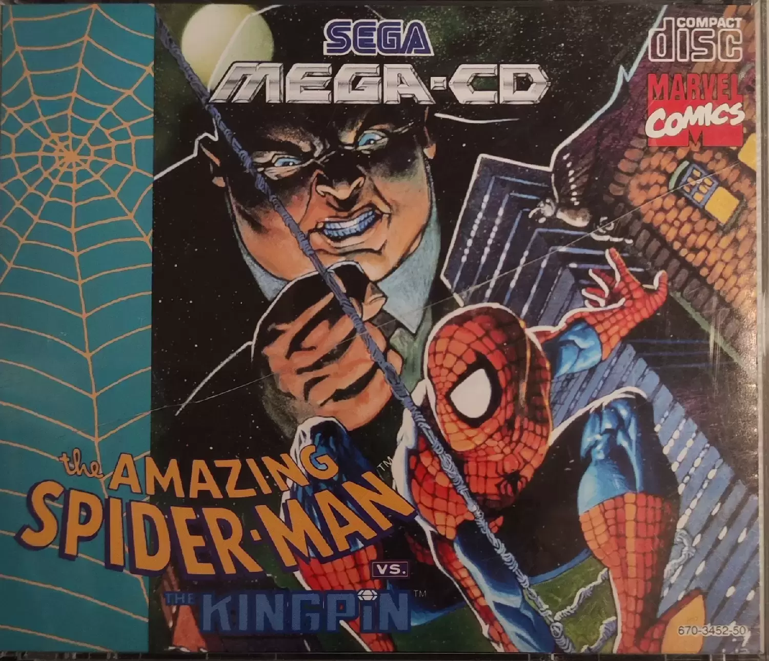 EUR - Jeux Sega Mega CD - The Amazing Spider-Man vs. The Kingpin