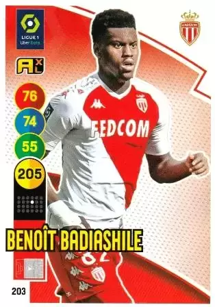 Adrenalyn XL 2021-2022 - France - Benoît Badiashile - AS Monaco