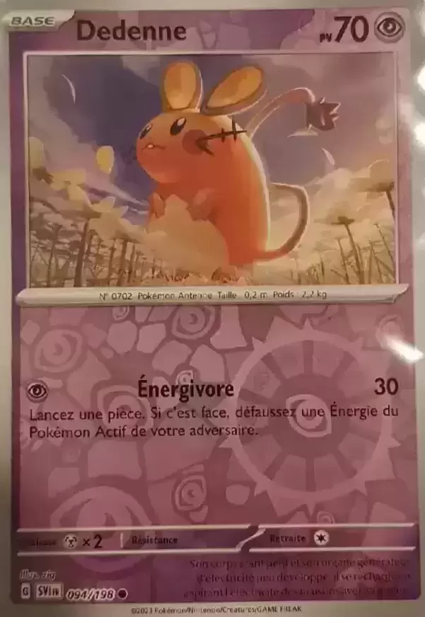 Ecarlate et Violet - SVIFR - Dedenne Reverse