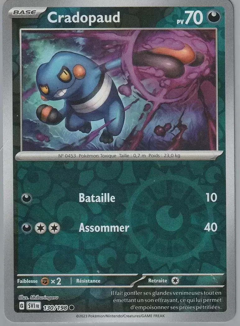 Spiritomb - carte Pokémon anglaise 129/198 Scarlet & Violet - SVIen