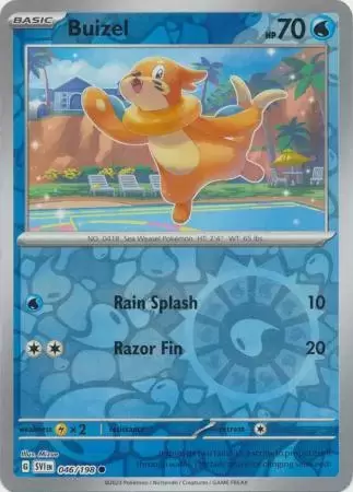 Scarlet & Violet - SVIen - Buizel Reverse