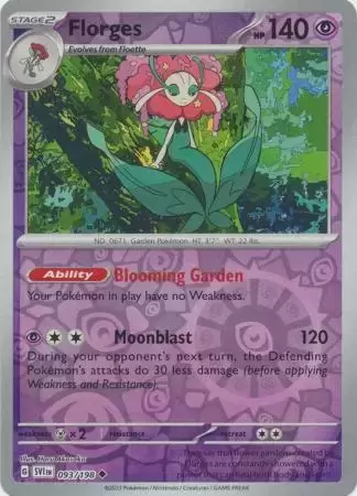Scarlet & Violet - SVIen - Florges Reverse