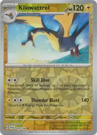 Scarlet & Violet - SVIen - Kilowattrel Reverse