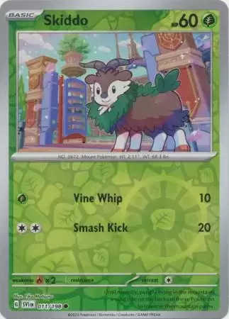 Scarlet & Violet - SVIen - Skiddo Reverse