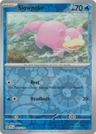 Scarlet & Violet - SVIen - Slowpoke Reverse