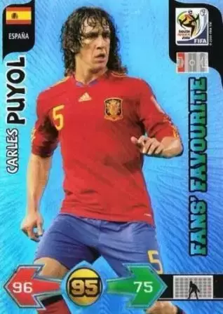 Adrenalyn XL South Africa 2010 - Carles Puyol - Espana