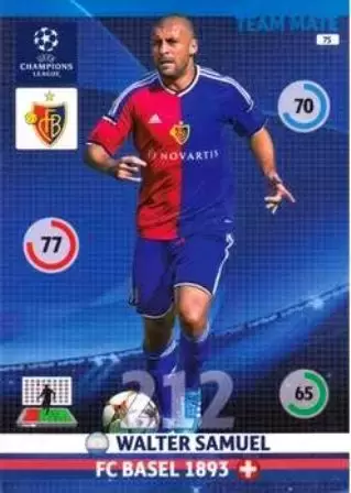 UEFA Champions League 2014-2015. Adrenalyn XL - Walter Samuel - FC Basel 1893