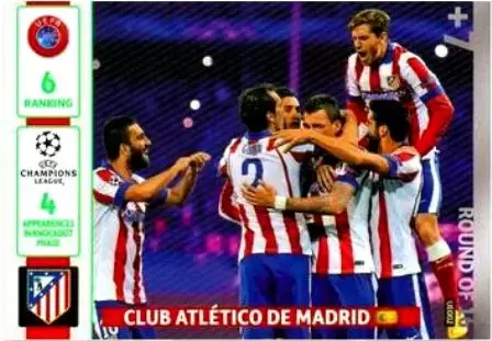 Adrenalyn XL - UEFA Champions League 2014-2015 - Club Atlético de Madrid