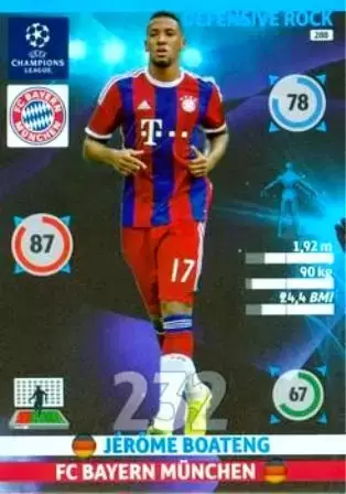 UEFA Champions League 2014-2015. Adrenalyn XL - Jérôme Boateng - FC Bayern München