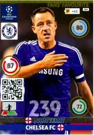 UEFA Champions League 2014-2015. Adrenalyn XL - John Terry - Chelsea FC