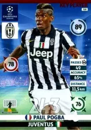 Adrenalyn XL - UEFA Champions League 2014-2015 - Paul Pogba - Juventus