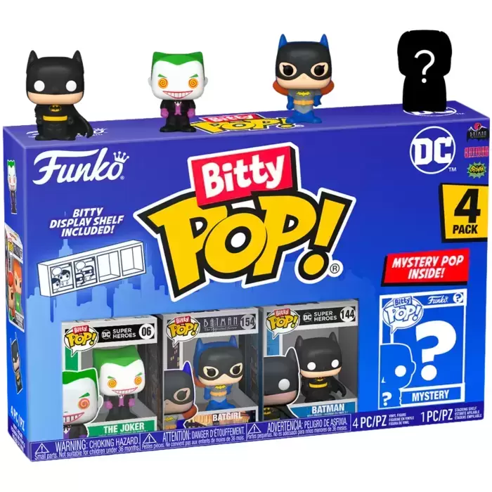 4-Pack Bitty POP! DC Comics: Batman