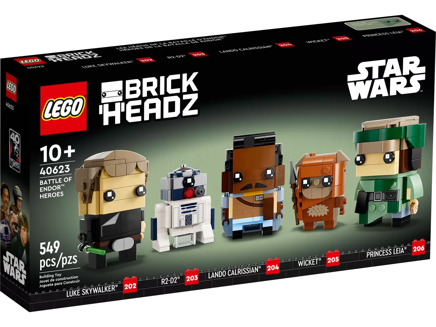 - Star Wars : of Endor Heroes - LEGO BrickHeadz set 40623
