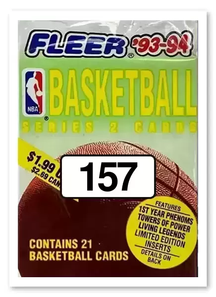Fleer 1993-94 Basketball NBA - Hersey Hawkins