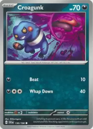 Spiritomb 129/198 Pokemon Reverse Holo 2023 Scarlet And Violet