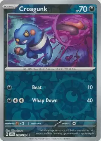 Scarlet & Violet - SVIen - Croagunk Reverse