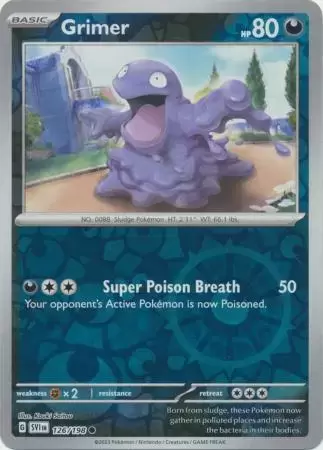 Scarlet & Violet - SVIen - Grimer Reverse