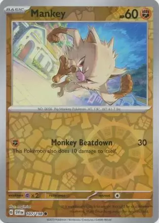 Scarlet & Violet - SVIen - Mankey Reverse