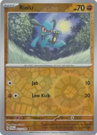 Scarlet & Violet - SVIen - Riolu Reverse
