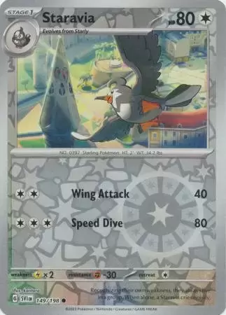 Scarlet & Violet - SVIen - Staravia Reverse
