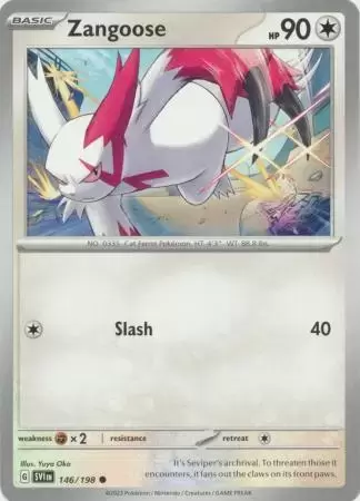 Scarlet & Violet - SVIen - Zangoose