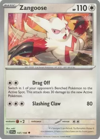 Scarlet & Violet - SVIen - Zangoose