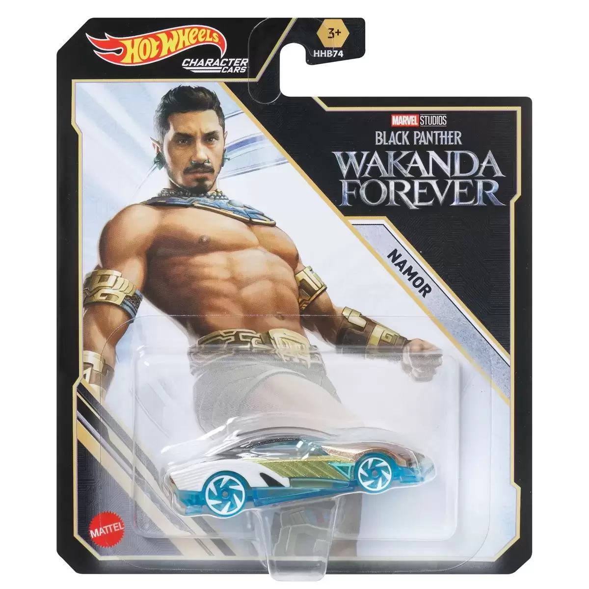 Hot Wheels Marvel Black Panther Character Cars - Namor