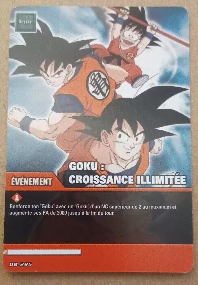 Super Cartes à Jouer et à Collectionner - Part 2 - Goku : Croissance Illimitée