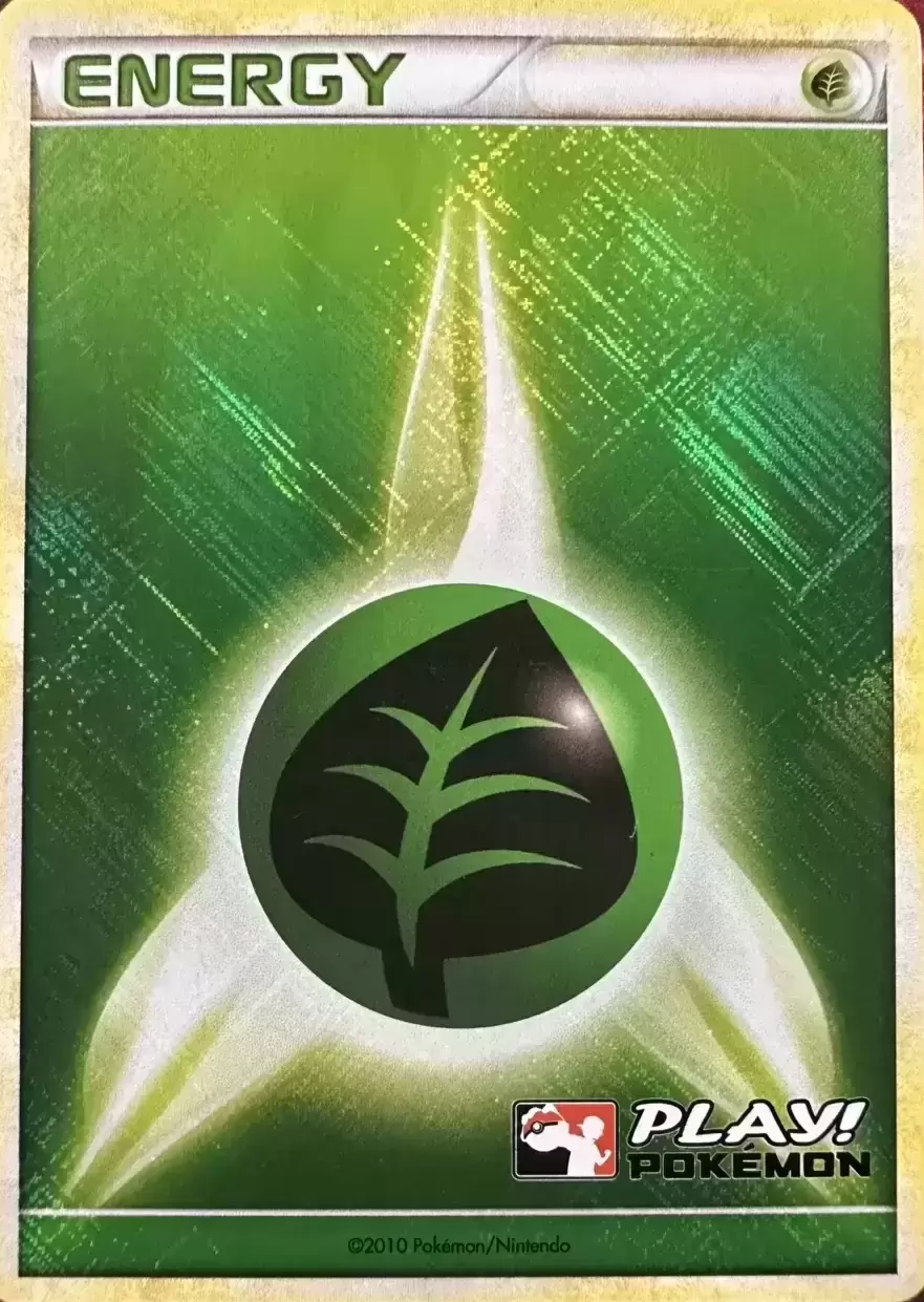 Énergies Génériques Play! Pokémon - Énergie Plante Reverse Play ! Pokémon 2010