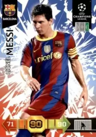 Adrenalyn XL - UEFA Champions League 2010-2011 - Lionel Messi - FC Barcelona