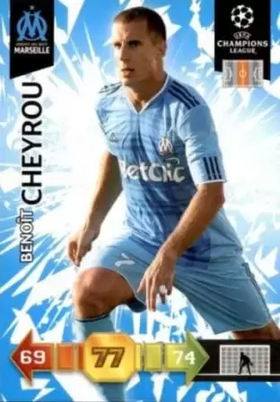 Adrenalyn XL - UEFA Champions League 2010-2011 - Benoît Cheyrou - Olympique Marseille