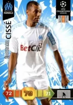 Adrenalyn XL - UEFA Champions League 2010-2011 - Édouard Cissé - Olympique Marseille